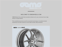 Tablet Screenshot of oemswheels.com